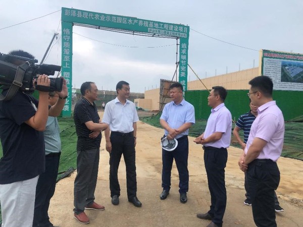 江西省供销合作社巡视员欧阳太来一行赴彭泽凯琛基地考察调研